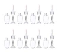 SWOOMEY Lip Gloss Tubes for Cosmetic Crafts with Caps and Stoppers 8pcs Refillable Wine Glass Shape Containers and Making Lip Gloss Samples