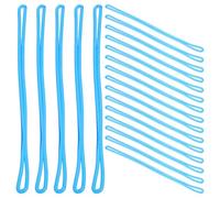 SWOOMEY Luggage Straps Lightweight Suitcase Handle Straps for PVC Travel Transparent 50pcs and for Organising and Identifying Your Bags During Trips