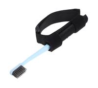 SWOOMEY Manual Hand Strap Toothbrush with Soft Bristles and Supportive Cuff for Elderly Patients Experiencing Hand Mobility Challenges Random Color