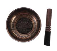 SWOOMEY Meditation Singing Bowl Set Lightweight Copper Bowl with Wooden Rod Portable Design Creates Deep Tones for Yoga and Mindfulness for Home or Studio Use