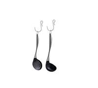 SWOOMEY Metal S-Shaped Hanging Hooks Instant Storage Solution with Flat Hook Ends 20pcs for Safety Silver Colour Maximum Load 5kg Suitable for Pot-Racks and Closets