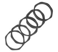 SWOOMEY Microphone Protection Rings Anti-roll Accessories 5pcs Plastic Black Suitable for for Microphone Protective Design Stage Performance and Family Singing