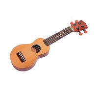 SWOOMEY Mini Pocket Ukulele Spruce Top Sapele Body Hawaiian Soprano with Sound Hole Travel Ukulele for Boys and Girls and Adults