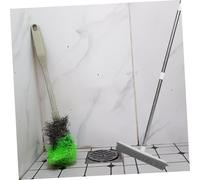 SWOOMEY Multipurpose Adjustable Floor Mop with Removable Parts for Household Cleaning Tpr Squeegee and Soft Brush for Pet Hair Removal Window and Floor Sweeper with Section Stainless Steel