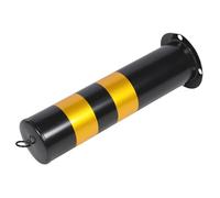 SWOOMEY Parking Bollards with Strong Reflective Film and Stainless Steel Material for Increased Visibility, Safety Warning Columns for Parking Lots and Bike Paths to Enhance Security