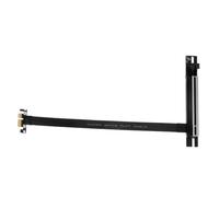 SWOOMEY Pci-e 1x to 16x Extender Cable 90 Degree 20cm Gpu Riser Adapter for Mining and Gaming Pcs Compatible with Pcie Slots