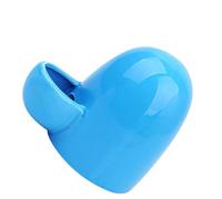SWOOMEY Pet Water Dispenser and Feeder Self-dispensing Automatic Feeding Bottle Ceramic 200ml in Blue for Rabbits and Hamsters to Feed Your Pet while You Leave a Short Time