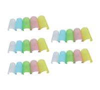 SWOOMEY Plastic Flute Protectors for Musical Instrument Maintenance Extending the Life Protective Covers 25 Pcs Easy to Install and Remove Random Color for Chinese Bamboo Flute