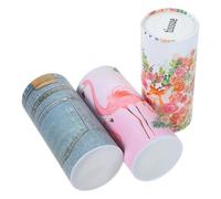SWOOMEY Pocket Tissues Multipack 3Pcs Convenient Car Napkins with Highly Absorbent Paper Round Shape Tissue Tube Including 50 Sheets Per Cylinder for Travel and Other Place
