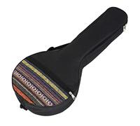 SWOOMEY Portable Banjo Case with Shoulder Strap Lightweight Cotton Padded Instrument Carrier for String Banjos Reliable Protection and Comfort for Travel and Music Lessons