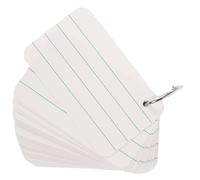 SWOOMEY Portable Blank Index Cards Paper for Memory and Flash Card Making with Creative Design, Versatile Usage for Office, School and Study
