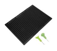 SWOOMEY Portable Braille Writing Board Rows Thickened Design with Stylus Enhanced Tactile Sensitivity and Stable Support for Blind Students Learning and Classroom Use