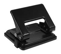 SWOOMEY Portable Double Hole Puncher for Office and DIY Crafts, Easy to Operate Iron Mini Hole Punch with 20-sheet Capacity, for Planner, Envelope, and Paper Punching Tasks