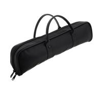 SWOOMEY Portable Flute Carrying Bag Faux Leather Flute Case for Musicians Elegant and Stylish Instrument Carry Case for Performances