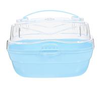 SWOOMEY Portable Hamster Carrier Cage with Handle Lightweight Pp Material Safe Comfortable Environment Box Style for Trips the Pet Store or Traveling