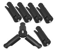 SWOOMEY Portable Mini Camera Tripod Stand 1/4 Thread Mount 6pcs Foldable Camera Adapter for Dslr Phone Photography Black, Suitable for Travel and Video Recording