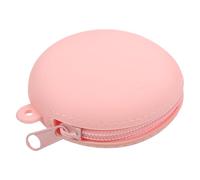 SWOOMEY Portable Small Coin Purse Silicone Mini Bag for Purse Round Shape and Easy to Clean Material, for Organizing Small Items the Go and Daily Activities