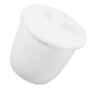 SWOOMEY Ptfe Lab Crucible with Lid 30ml White for Chemical Analysis and Material Synthesis, Easy Cleaning, Prevents Sample Adhesion, Melting Metal Pot for Laboratory Use