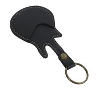 SWOOMEY Pu Guitar Picks Case with Keyring Portable Storage for Guitar Picks Plectrums and Accessories Lightweight and Convenient Holder for Every Musician