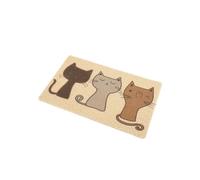 SWOOMEY Pvc Cat Litter Mat with Cat Pattern for Pets, Soft and Warm Pet Sitting Pad, Suitable for Front Door and Back Door Use, Stylish Appearance and Breathable Design