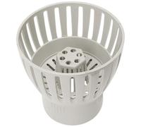 SWOOMEY Pvc Pond Drainage Outlet Leaves Skimmer for Garden Ponds Small Easy to Install with Surface Water Intake Beige Filter Accessory