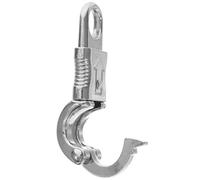 SWOOMEY Quick Release Zinc Alloy Horse Leash Snap Hook with Clamp Eye, Load Capacity 300kg, Easy to Use Panic Hook for Outdoor and Cycling, Heavy Duty Secure