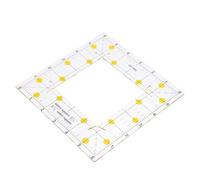 SWOOMEY Quilting Ruler Shape Cut Ruler for Fabric Sewing and Patchwork with Hollow Design and Easy-To-Read Numbers
