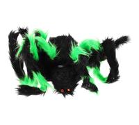 SWOOMEY Realistic Plush Spider Prop with Adjustable Bendable Legs for Halloween Party Decorations and Festival Home Decor Creepy Lifelike Design for Indoor Use Random Color