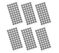 SWOOMEY Reference Marker Points with Pet Material 6 Sheets Reflective Film Stickers Practical and Convenient to Use and High for 3d Scanner and Optical Tracker for 3d Scanning Operation