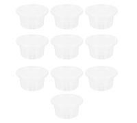 SWOOMEY Reptile Feeding Cases 10Pcs Plastic Containers for Mantis and Small Insect Breeding Suitable for Domestic Pets and Spider Feeding