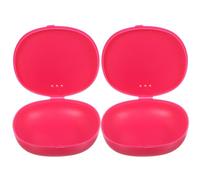 SWOOMEY Reusable Silicone Carrying Box 2Pcs Period Cups Storage Case for Women On-The-Go