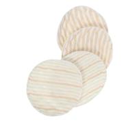 SWOOMEY Reusable Washable Breastfeeding Pads for Women, Absorbent Anti-Overflow Cotton and Bamboo Fiber Nursing Pads, Thickened Comfortable Breast Cushions for Daily Breastfeeding, 4pcs Set