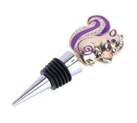 SWOOMEY Rhinestone Inlaid Wine Bottle Squirrel Shaped Zinc Alloy and Cone, Reusable and Easy to Use, Elegant Design for Home and Parties
