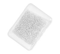 SWOOMEY Screw Eye Hook, Eye Hooks Screw, Iron and Plastic, Silver, Self-Tapping, for DIY Decor and Handmade Gifts