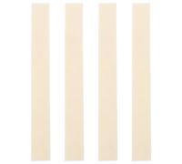 SWOOMEY Self-Adhesive Felt Strips for Wind Instruments Flute Clarinet Trombone Key Cushioning Noise Reduction Pack of 4 for Musicians