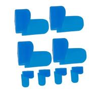 SWOOMEY Silicone Clarinet Finger Rests Thumb Supports for Comfortable Playing Feeling 8pcs and Improving Playing Experience, Blue Colour, for Musicians and Graduation Party Gifts