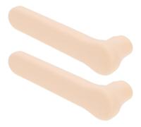 SWOOMEY Silicone Door Handle Covers Comfortable and Sturdy Design Beige 2pcs Anti-Collision Protective Covers for Door Knobs and Handles the Aged Safety