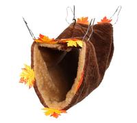 SWOOMEY Small Pet Tunnel Hamster Tunnel Hammock Super Soft Plush Hanging Hideaway for Chinchillas and Guinea Pigs Suitable for Cage Play and Sleep