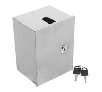 SWOOMEY Socket Box and Waterproof Design Stainless Steel Outdoor with Anti-theft Lock Weatherproof Electrical Outlet Box for Coastal Areas and Construction Projects