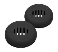 SWOOMEY Travel Makeup Sponge Case Silicone Storage Box 2pcs Black Reusable Makeup Sponge Holder with Protective Puff Organiser for Travel Essentials