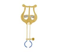 SWOOMEY Trumpet Sheet Music Holder Portable Music Score Clip Trumpet Marching Lyre Clamp for Practice Performance