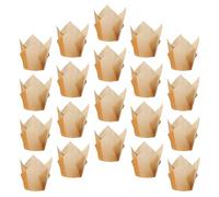 SWOOMEY Tulip Cupcake Liners 2.76 Inch Paper Muffin Wrappers 50 Pcs Designed for Wedding Receptions and Special Occasions