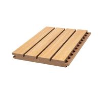 SWOOMEY Wood Perforated Acoustic Panel, Sound Absorption Board for Home Theatre and Professional Use, Creative Design Wall Treatment, Acoustical Treatments