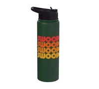 Swoop Funny Bird Wing Fly Avian Snag Odd Word Noise Love Fan Stainless Steel Insulated Water Bottle