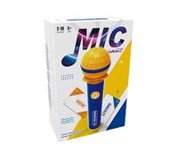 SWOrange Grab the Mic Card Game Board Game for Bad Singers with 130 Cards Voice-Changing Microphone (Battery Not Included) for Family Holiday Christmas Party Hilarious Nights & Birthday Party