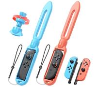 Sword Accessories for Nintendo Switch 2 & Switch 1, Skyward Sword Accessory for Nintendo Switch Sports Chambara (Swordplay)/ Legend of Zelda: Tears of the Kingdom/Skyward Sword HD with 2 Wrist Straps