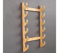 Sword and Bow Display Stand - Wall Mount Multi-Layer Rack for Organized Weapon Storage and Stylish Decor