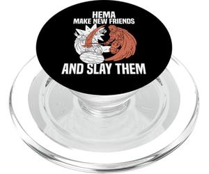 Sword Art of the Past: HEMA Fighting Techniques HEMA PopSockets PopGrip for MagSafe