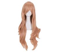 Sword Art Online Yuuki Asuna Cosplay Wig SAO Yuki Asuna Long Orange Heat Resistant Synthetic Hair Wig + Wig Cap