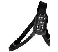 Sword Belt Black Adjustable Sheath Leather Sword Frog for Man & Woman Viking Renaissance Warrior Medieval Costume Men for Dress Up Cosplay Party